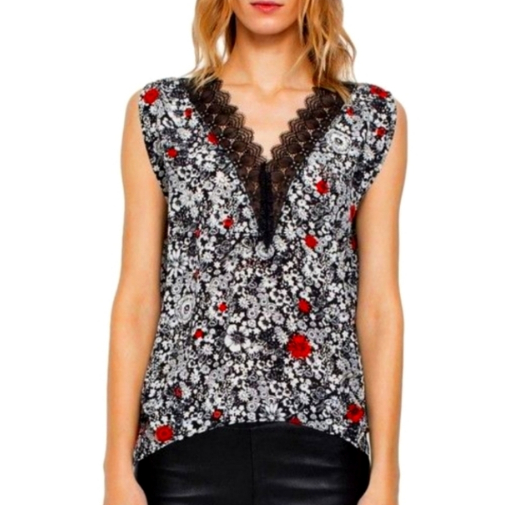 Zadig & Voltaire Floral Silk Blouse